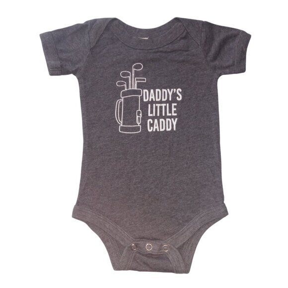 🎯 10 for $10 / Baby 6-12 Months Onesie, Daddy's Little Caddy - Picture 1 of 10